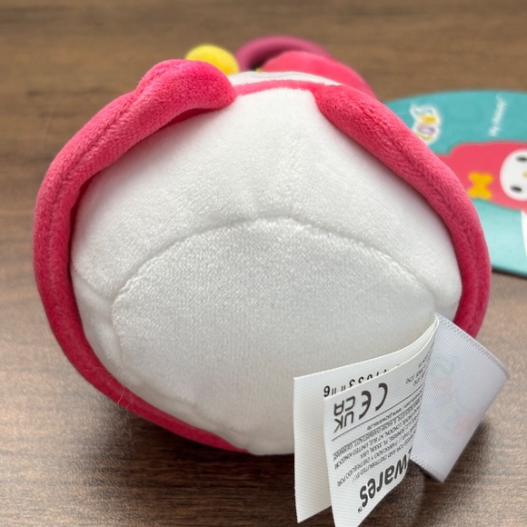 NWT SQUISHMALLOWS Sanrio Hello Kitty Plush MY MELODY Clip On Key Chain Bag NEW - Picture 6 of 10